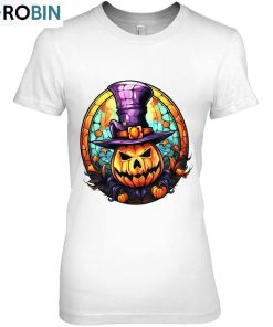 Stained Glass Pumpkin Shirt Halloween Pumpkin Unisex Shirt Stained Glass Pumpkin Shirt Halloween Pumpkin Unisex Shirt