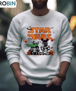 Star Wars Yoda And Boba Fett Skeleton Halloween Shirt, Hoodie, Ladies Tee Star Wars Yoda And Boba Fett Skeleton Halloween Shirt, Hoodie, Ladies Tee