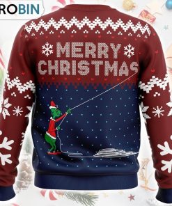 Stealing Christmas Dr. Seuss Grinch Ugly Christmas Sweater
