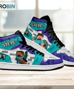 Steve Minecraft Shoes Custom For Fans