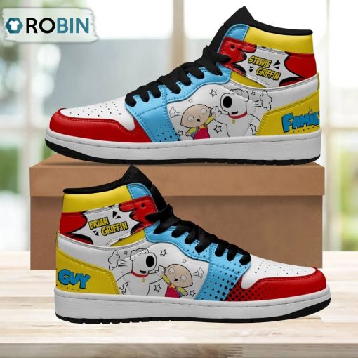 Stewie Griffin and Brian Griffin Sneakers Custom Family Guy Shoes