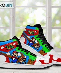 Super Mario Gameboy Shoes Custom For Fans Super Mario Gameboy Shoes Custom For Fans
