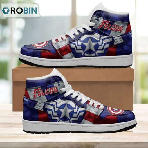 Superhero Falcon Air Shoes Custom Uniform