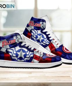 Superhero Falcon Air Shoes Custom Uniform
