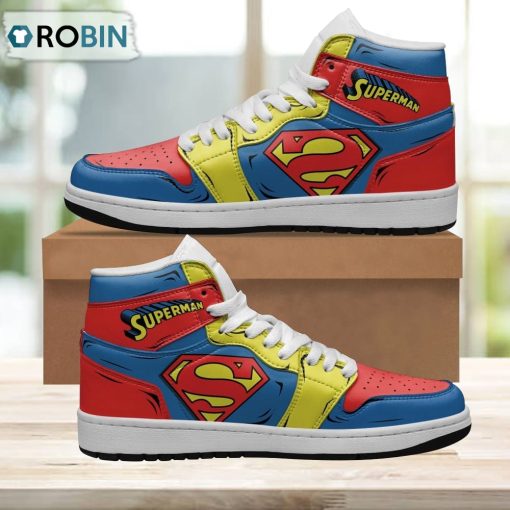 Superman Air Shoes Custom Superhero Jordan 1 High