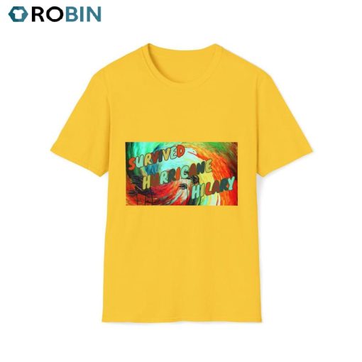 Survived Hurricane Hilary Vintage Short Sleeve Tee Tops