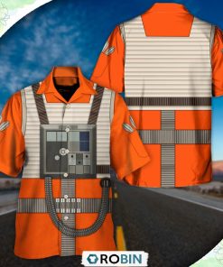 SW Rebel Pilot Cosplay Hawaiian Shirt Owl Ohh, Shirt For Summer