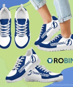 Tampa Bay Lightning Top Logo Breathable Running Sneaker Tampa Bay Lightning Top Logo Breathable Running Sneaker