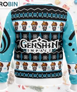 Tartaglia Childe Genshin Impact Ugly Christmas Sweater