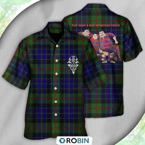 Tartan Love You Style Casual Button-Down Shirt