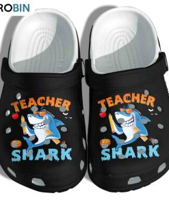 Teacher Shark Halloween Crocs Shoes