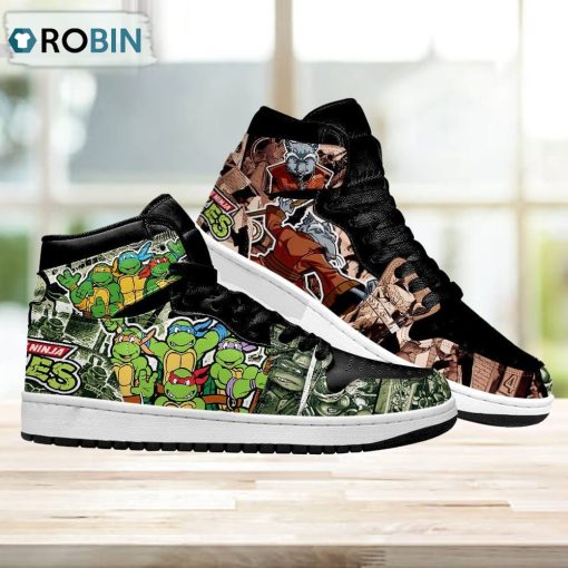 Teenage Mutant Ninja Turtles and Master Splinter Sneakers Custom Style