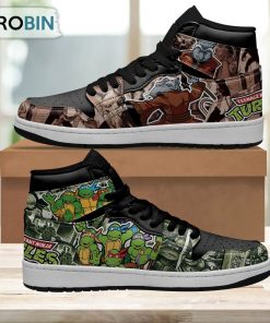 Teenage Mutant Ninja Turtles and Master Splinter Sneakers Custom Style