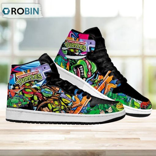 Teenage Mutant Ninja Turtles Sneakers Custom Graffiti Style