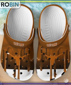 Texas Longhorns 3D Melting Paint Printed Crocs Shoes