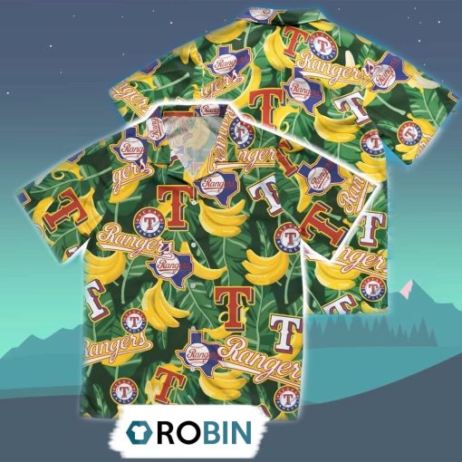 Texas Rangers Summer Hawaiian Shirt, 3D Printed Aloha Shirt