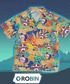 Texas Rangers Tropical Leaf Hawaiian Shirt, 3D Printed Aloha Shirt Texas Rangers Tropical Leaf Hawaiian Shirt, 3D Printed Aloha Shirt