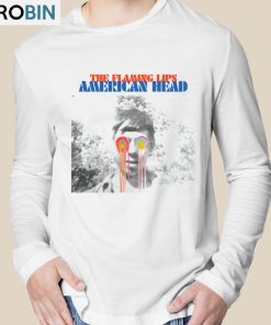 Tfl American Head Halftone The Flaming Lips Shirt