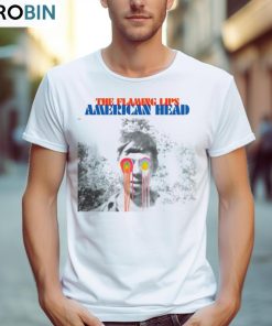 Tfl American Head Halftone The Flaming Lips Shirt, Hoodie, Ladies Tee