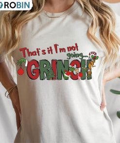 That’s It I’m Not Going Shirt, Funny Christmas Crewneck Sweatshirt