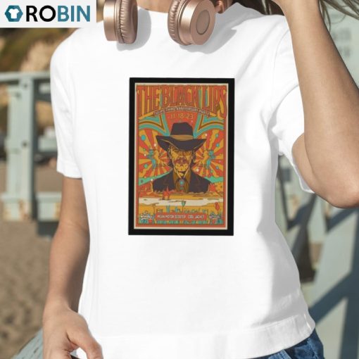 The Black Lips Tulips Third Anniversary Party November 2023 Photo Poster Design T-Shirt