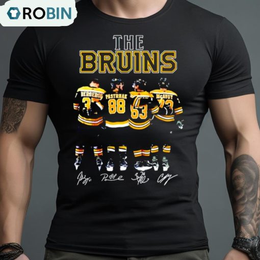 The Bruins Best Players Signatures Shirt