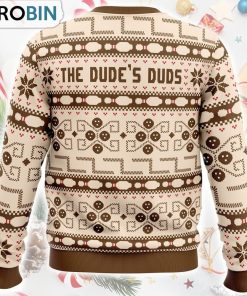 The Dude’s Duds The Big Lebowski Ugly Christmas Sweater