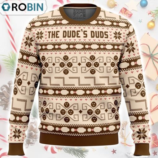 The Dude’s Duds The Big Lebowski Ugly Christmas Sweater