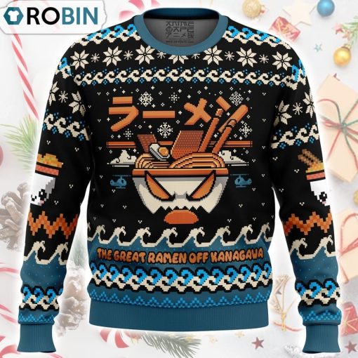 The Great Ramen Off Kanagawa Ramen Ugly Christmas Sweater