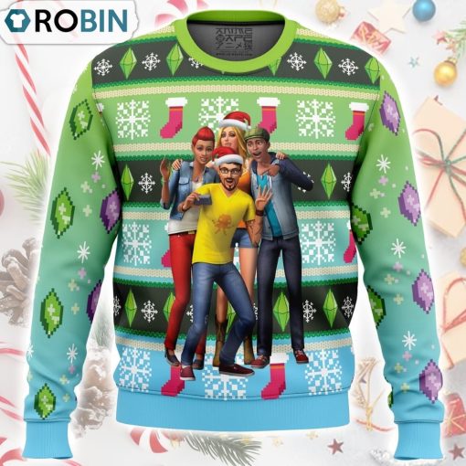 The Sims Ugly Christmas Sweater