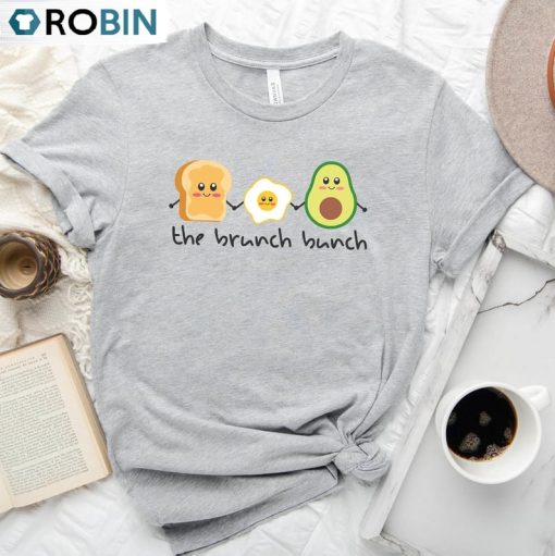 The Toast Egg Avocado Shirt, The Brunch Bunch Avocado Unisex Hoodie Tee Tops