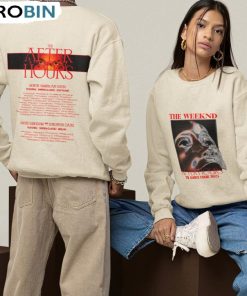 The Weeknd After Hours Til Dawn Tour 2023 Shirt, Vintage The Weeknd Band Unisex T-shirt Crewneck