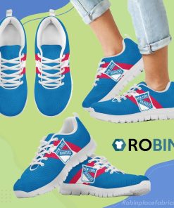 Three Colors Vertical New York Rangers Breathable Running Sneaker Three Colors Vertical New York Rangers Breathable Running Sneaker