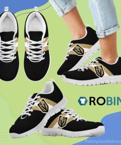 Three Colors Vertical Vegas Golden Knights Breathable Running Sneaker Three Colors Vertical Vegas Golden Knights Breathable Running Sneaker