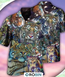 Tiger Lover Style Casual Button-Down Shirt Tiger Lover Style Casual Button-Down Shirt