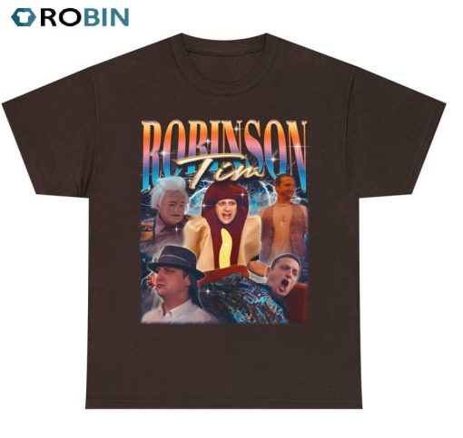 Tim Robinson Rainbow Shirt . Trendy Short Sleeve Tee Tops