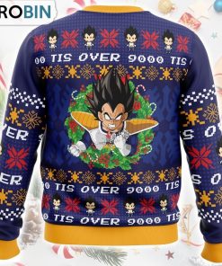 Tis Over 9000 Dragon Ball Z Ugly Christmas Sweater