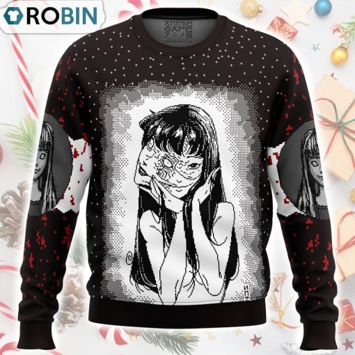 Tomie Junji Ito Ugly Christmas Sweater