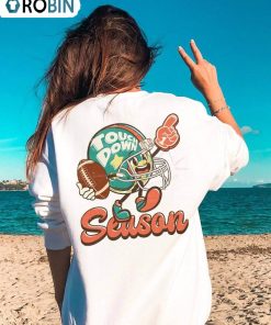 Touch Down Season Cute Shirt, Game Day Hoodie Short Sleeve Touch Down Season Cute Shirt, Game Day Hoodie Short Sleeve
