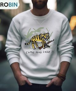 Trending Come And Take It Tiger Shirt