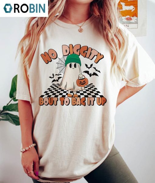 Trendy No Diggity Bout To Bag It Up Shirt, Cool Ghost Unisex Apparels