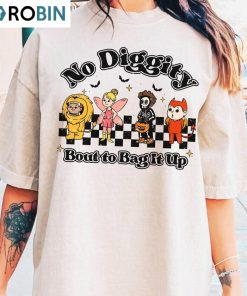 Trendy No Diggity Bout To Bag It Up Shirt, Cosplay Halloween Crewneck Tee Tops Trendy No Diggity Bout To Bag It Up Shirt, Cosplay Halloween Crewneck Tee Tops