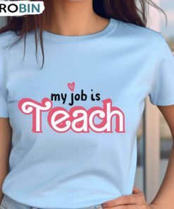 Trendy Teacher Shirt, Ken Barbie Tee Tops Unisex Hoodie