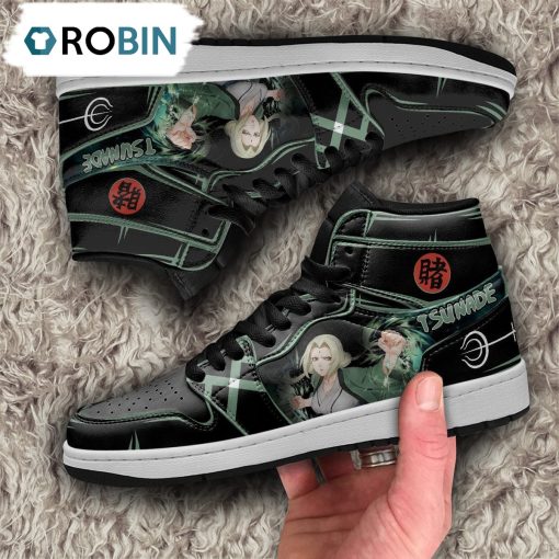 Tsunade Jordan 1 High Sneakers, Custom Naruto Anime Shoes