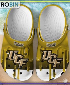 UCF Knights 3D Melting Paint Printed Crocs Shoes