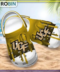 UCF Knights 3D Melting Paint Printed Crocs Shoes