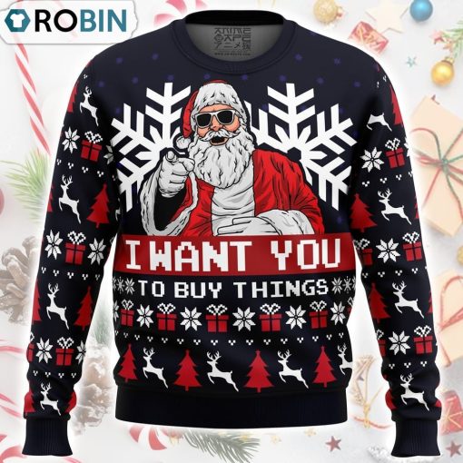 Uncle Santa Claus Ugly Christmas Sweater