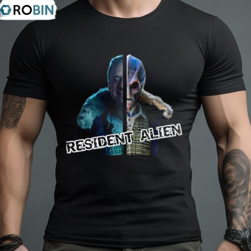 Under The Mask Resident Alien T Shirt