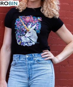 Unicorn Ii Colorful Unisex T-shirt Crewneck Unicorn Ii Colorful Unisex T-shirt Crewneck