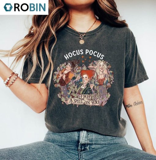 Unique Hocus Pocus Shirt, Sanderson Sisters Groovy Sweatshirt Hoodie For Halloween